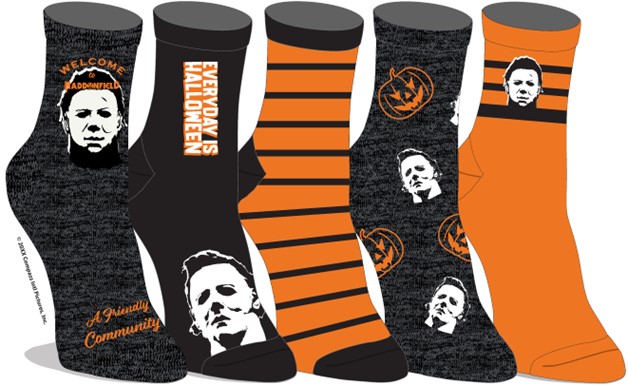 Lot de 5 chaussettes Halloween