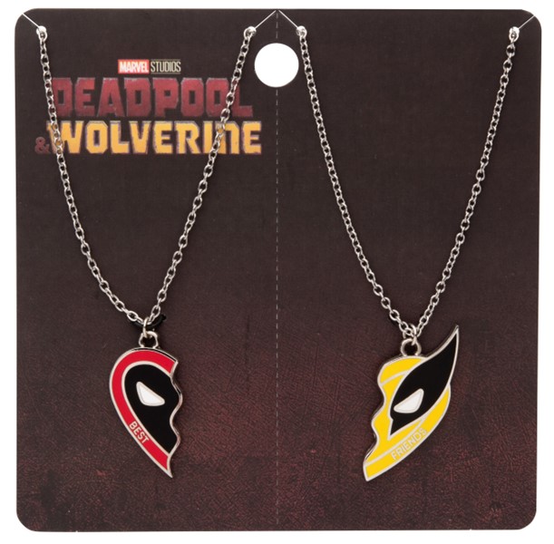 Deadpool & Wolverine Best Friends Necklace Set