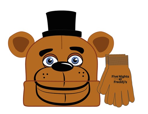 Five Nights at Freddy Hat and Gloves Set - Kids