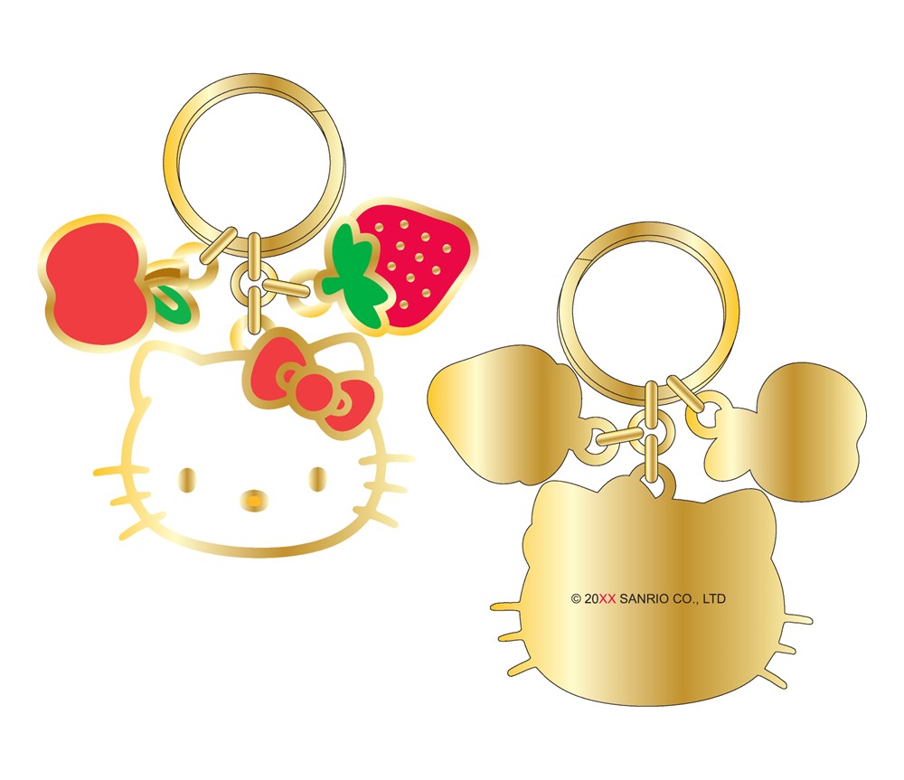 Hello Kitty Fruit Keychain