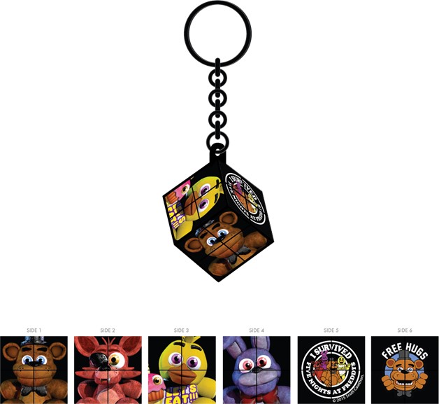 Five Nights at Freddy's Puzzle Cube Keychain