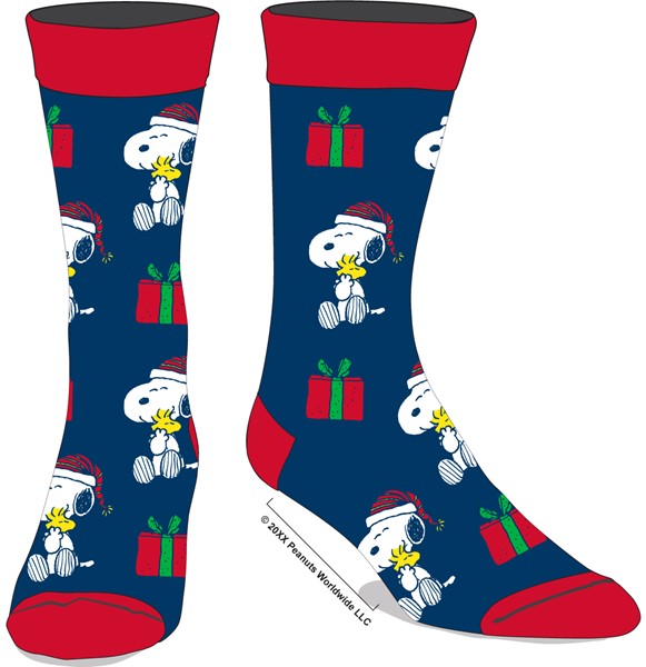 Snoopy & Woodstock Holiday Socks