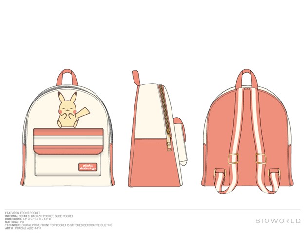Mini sac à dos simple Pikachu