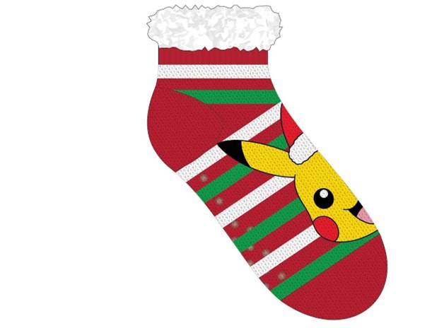 Santa Pikachu Cozy Sock