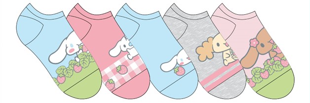 Cinnamoroll Ankle Socks 5 Pairs