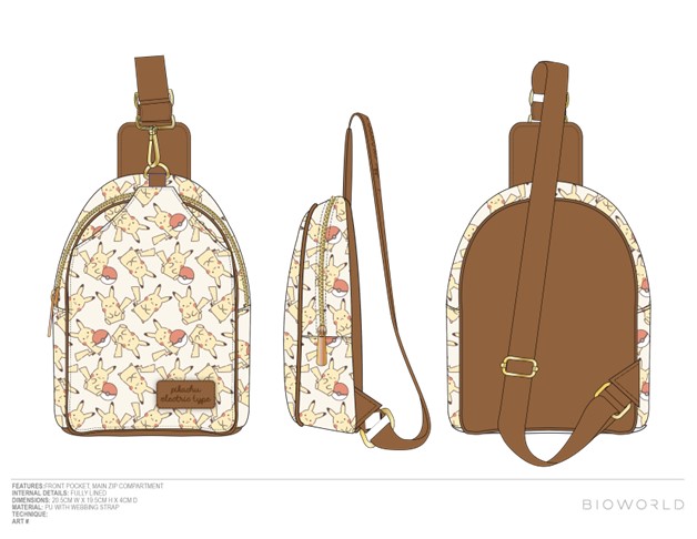 Pokémon : Sac bandoulière Pikachu
