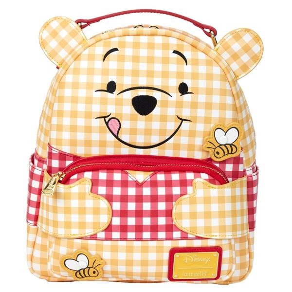Loungefly : Mini sac à dos à carreaux vichy Winnie l'ourson