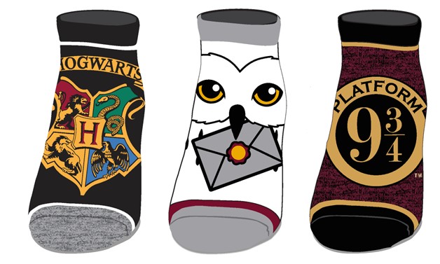 Harry Potter : Lot de 3 socquettes Hedwige