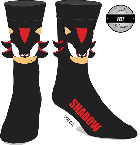 Sonic the Hedgehog: chaussettes Shadow 3D
