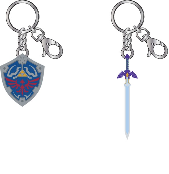 Legend of Zelda: Sheild & Sword BFF Keychain