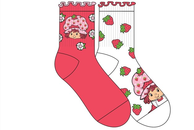 Strawberry Shortcake Socks, 2 pack