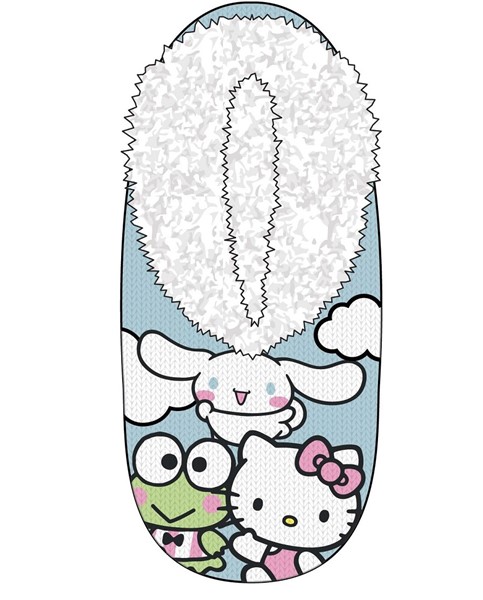 Hello Kitty & Friends Blue Slipper Socks