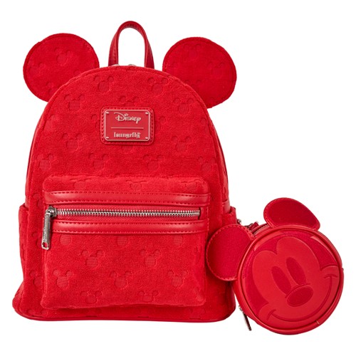 Loungefly: Mickey Mouse - All-Over Print Terry Cloth Mini Backpack