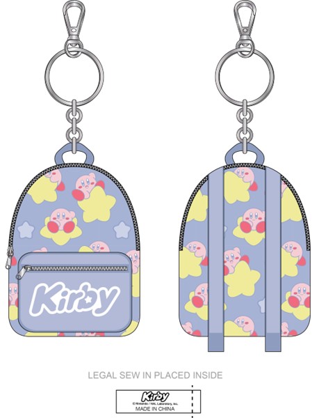 Kirby Mini Backpack Keychain