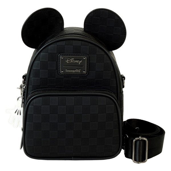 Loungefly : Mini sac à dos et bandoulière convertibles Mickey Ears