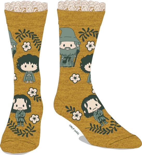 Lord of the Rings Chibi Yellow Socks
