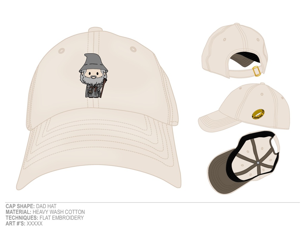 Le Seigneur des Anneaux : Casquette Chibi Gandalph