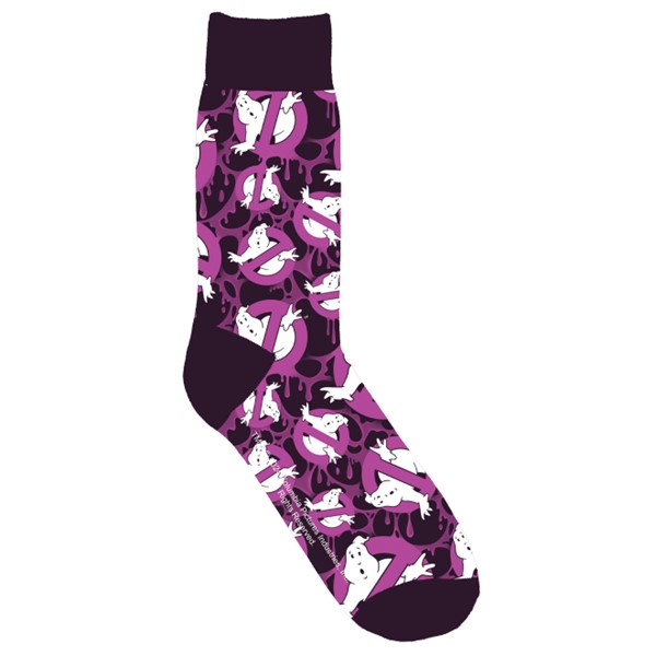Ghostbusters Logo Purple Socks