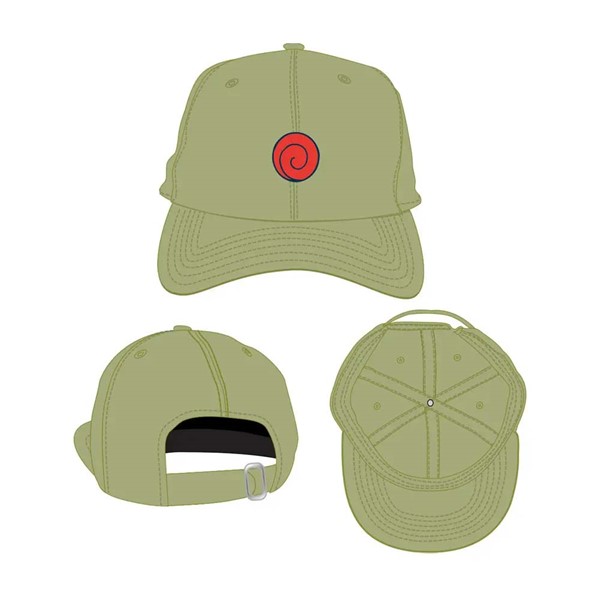 Casquette Sauge avec logo Naruto Uzumaki
