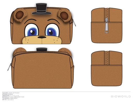 Five Nights At Freddys Makeup Bag