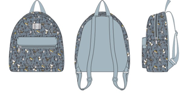 Mini sac à dos fleuri Winnie l'ourson
