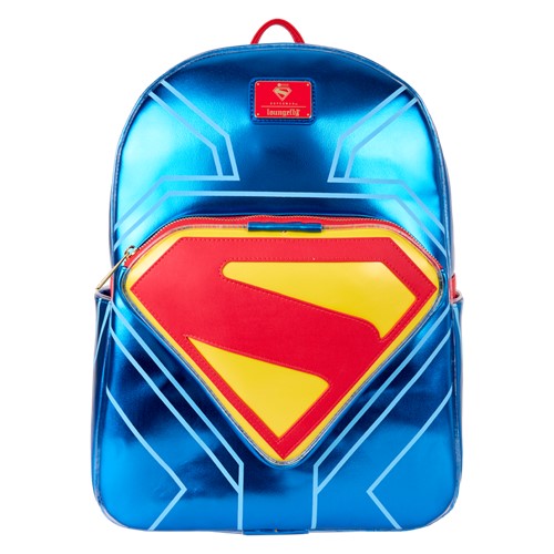 Superman Light Up Glow Full-Size Backpack