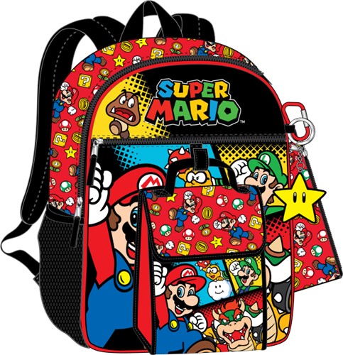 Sac à dos Super Mario pour enfants 5 pièces