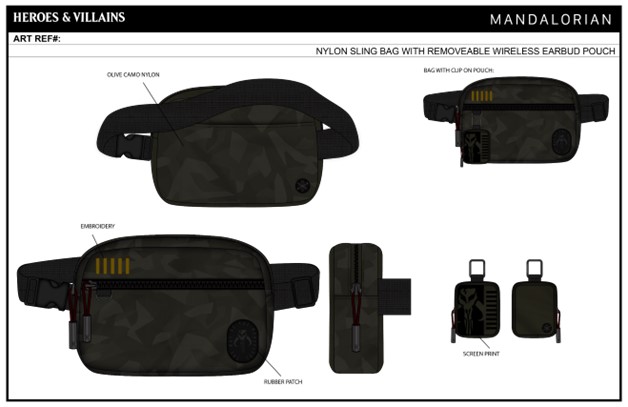 Mandalorian Camo Belt Bag