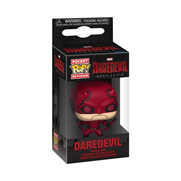 POP! Daredevil Born Again Daredevil Keychain