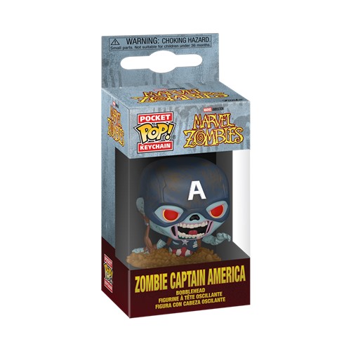 POP! Keychain Zombie Captain America