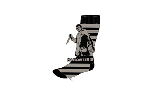 Halloween Michael Myers Stripe Socks