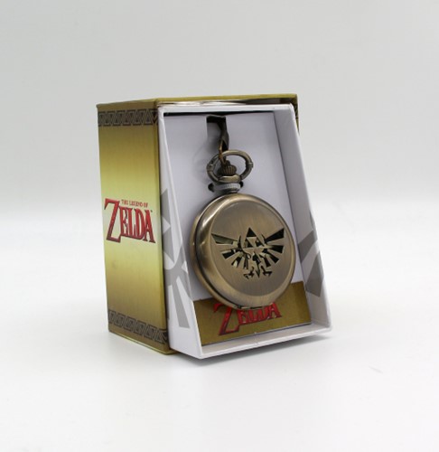 Montre de poche Legend of Zelda Gold Hyrule Crest