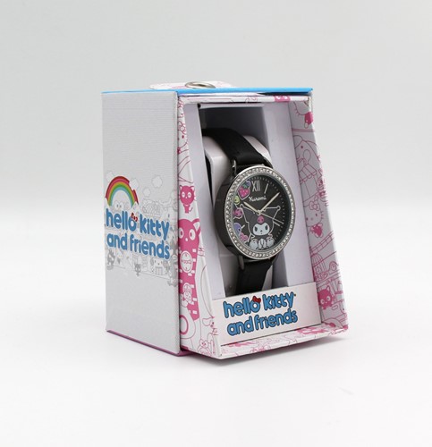 Sanrio Kuromi Black Analog Watch