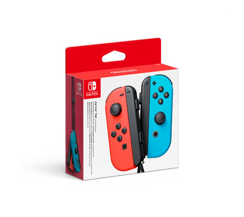 Nintendo Switch Joy-Con Controllers - Left and Right - Neon Red/Neon Blue