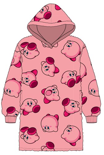Kirby Pink Blanket Hoodie - One Size