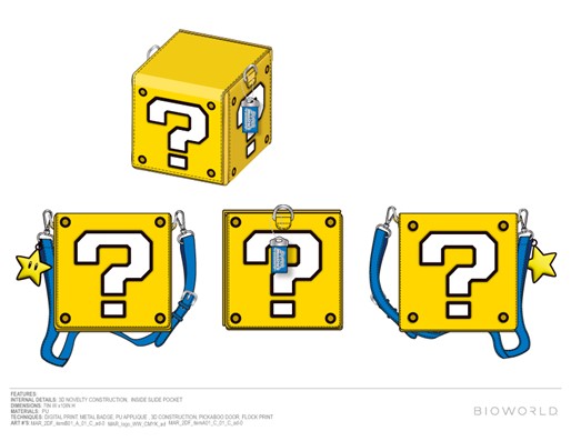 Sac à cubes de questions Super Mario Bros 3D