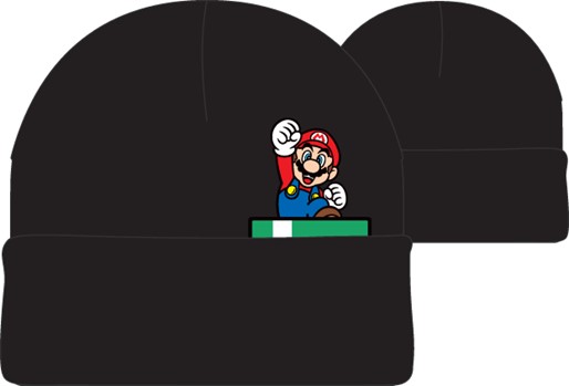 Bonnet noir Super Mario Bros