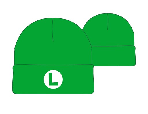 Bonnet Luigi Super Mario Bros