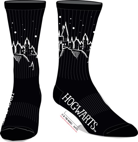 Chaussettes noires Harry Potter Poudlard