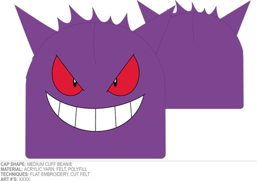 Pokemon Gengar Beanie