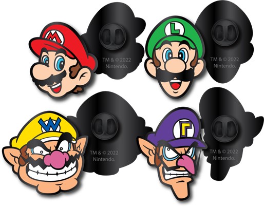 Super Mario Bros 4-Pack Pins