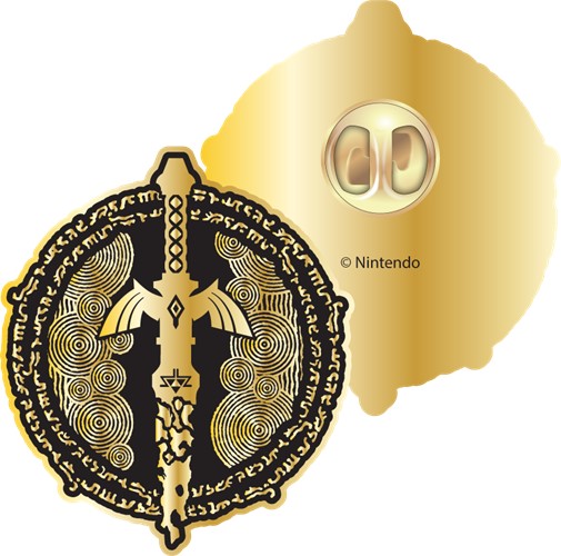 Épinglette en forme d'épée de Legend of Zelda