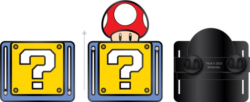 Épingle Toad Glissant Super Mario Bros