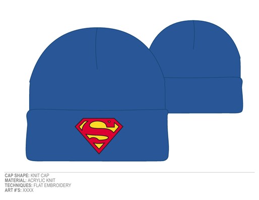 Bonnet bleu Superman