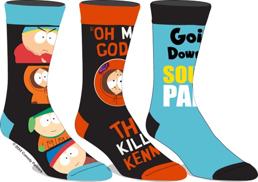 South Park 3 Pack Socks