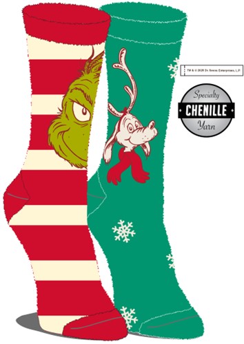 Chaussettes Le Grinch qui a volé Noël (lot de 2)