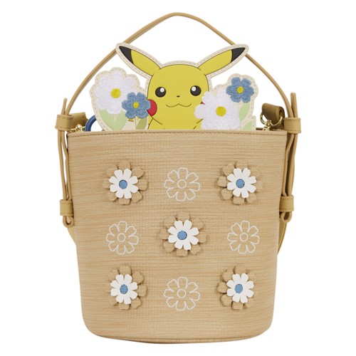 Pokemon Pikachu Floral Cross Body Bag