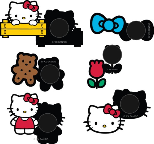 Hello Kitty Shoe Charms 6 -Pack