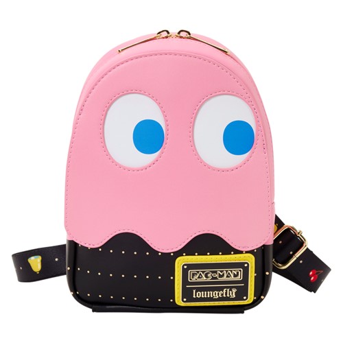 Pac-Man Pinky Ghost Crossbody Bag