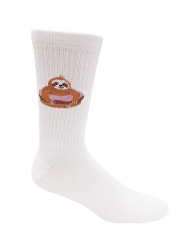 Donut Sloth Sock